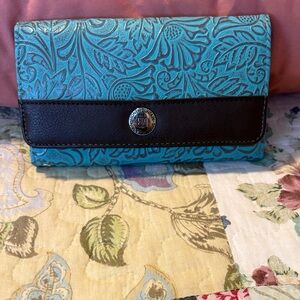 Stone Mountain Accessories Turquoise and Brown Wallet